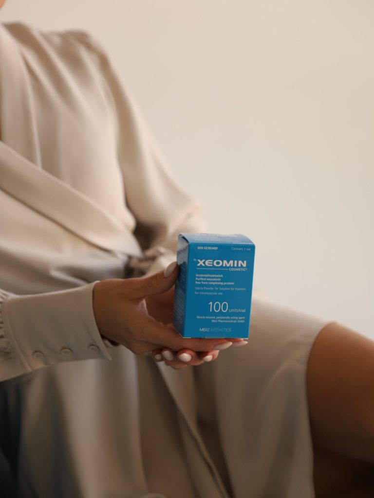 Xeomin box held at Beauty Maison Aesthetics in Maple, Vaughan